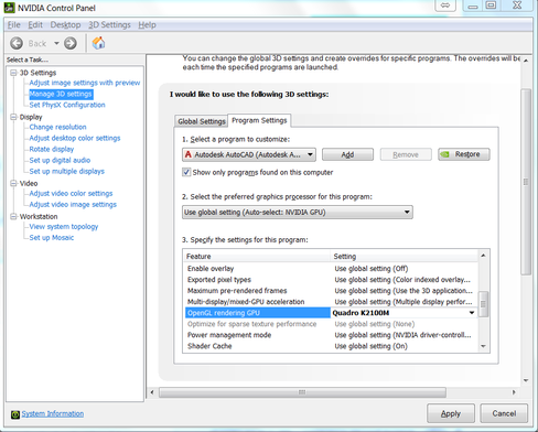 doesn't work with nvidia Quadro - Autodesk - Subscription, Installation and Licensing