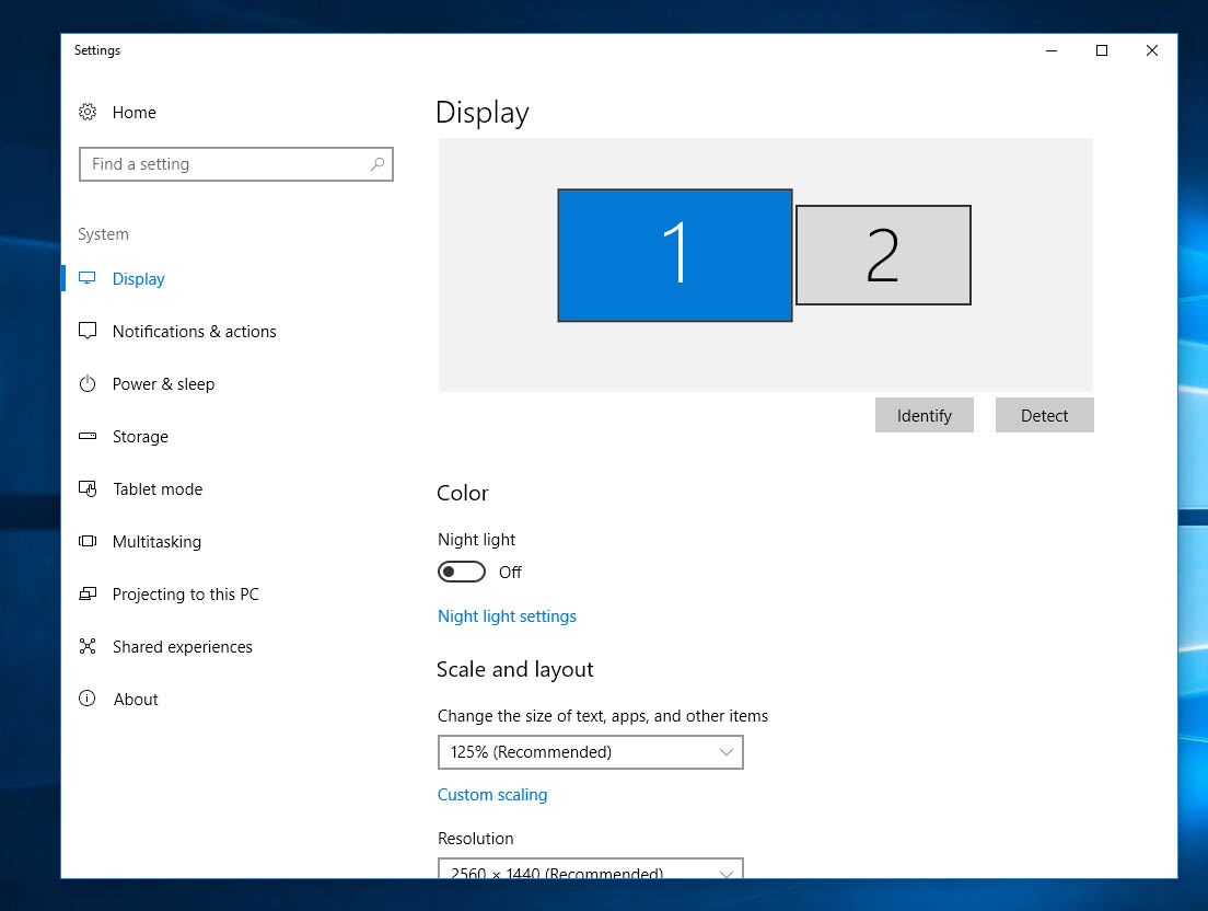 Solved Dual monitor with different aspect ratio, problem & solution
