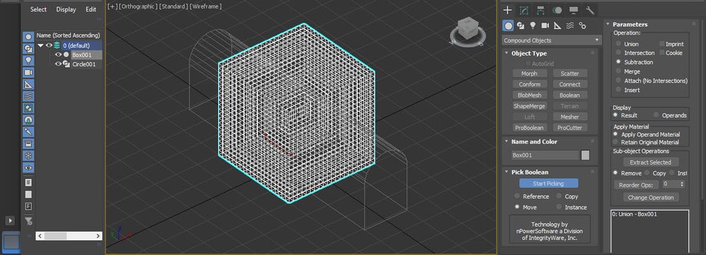 Solved: How do i make a hole by ProBoolean option without remove other  edges? - Autodesk Community - 3ds Max