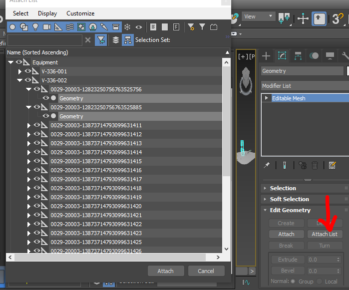 Solved: How to attach meshes in code using loop? - Autodesk Community - 3ds  Max