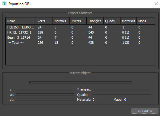 Solved: How to export to OBJ with MTL correctly - Autodesk Community - 3ds  Max