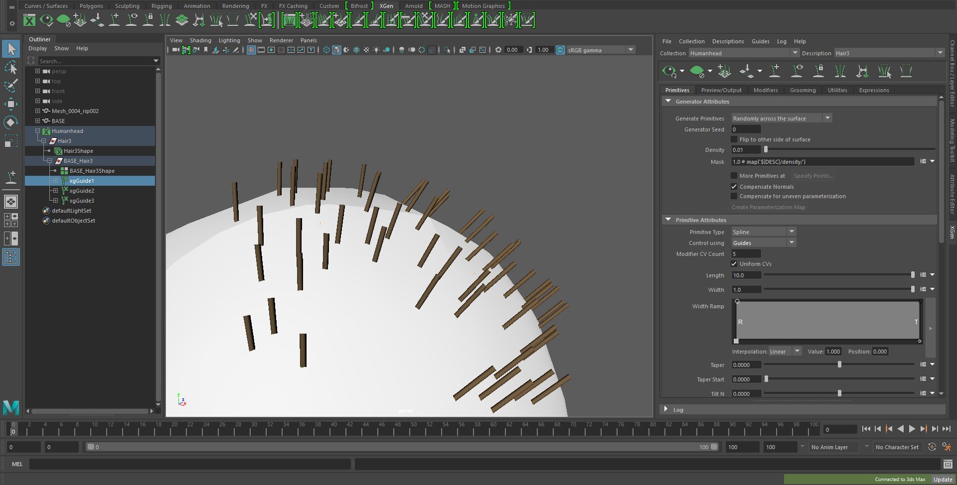 Solved Xgen Guide Not Showing In Scene Autodesk Community 9147