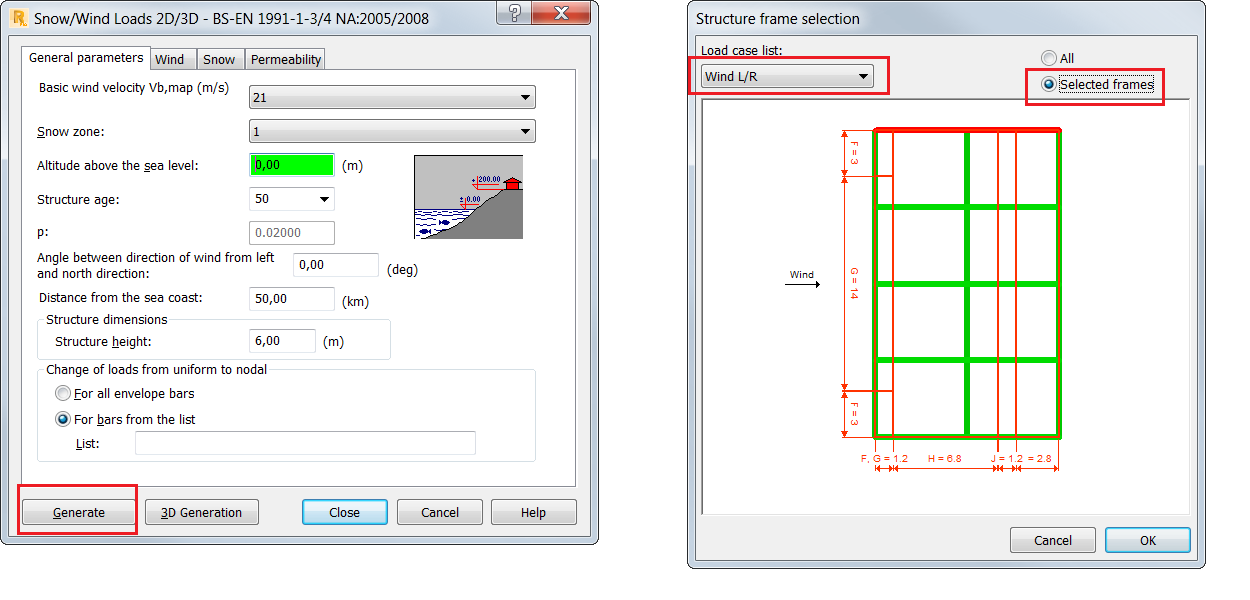 Best way to do a Eurocode Wind Load analysis on a 3D Portal Frame Model ...