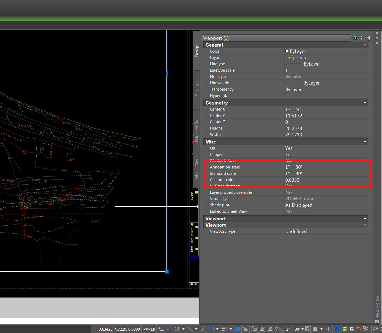 How to change annotation scale in autocad viewport image