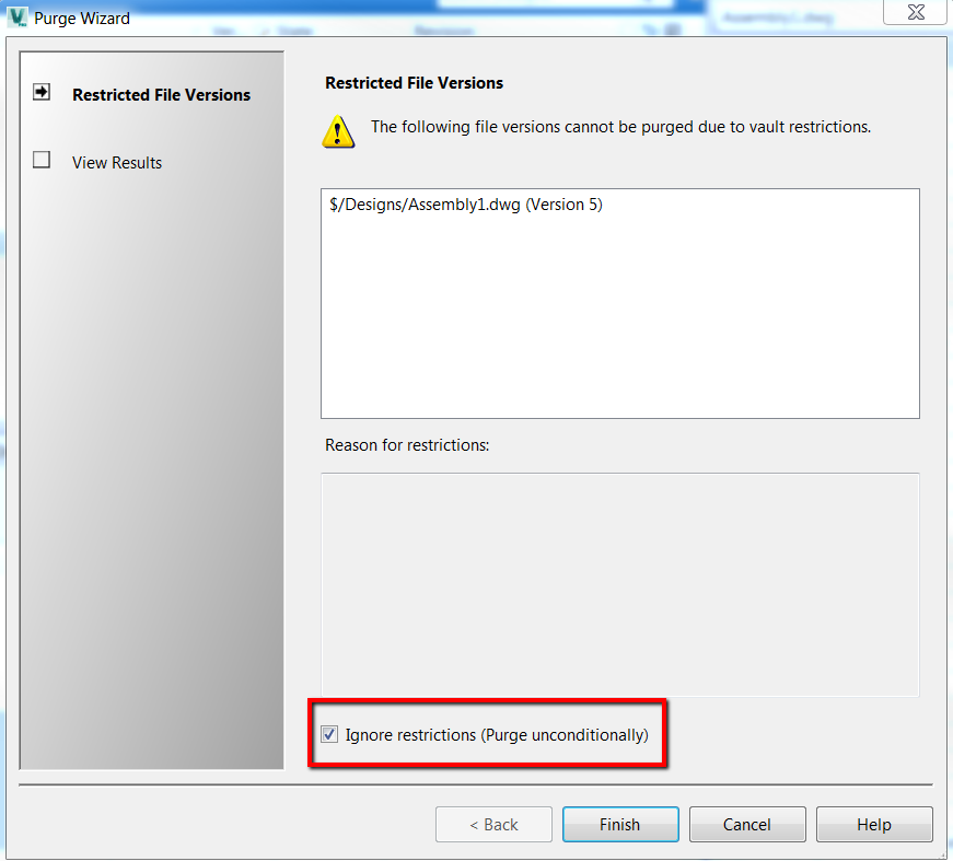 Vault Purge. How to remove unwanted versions? - Autodesk Community - Vault