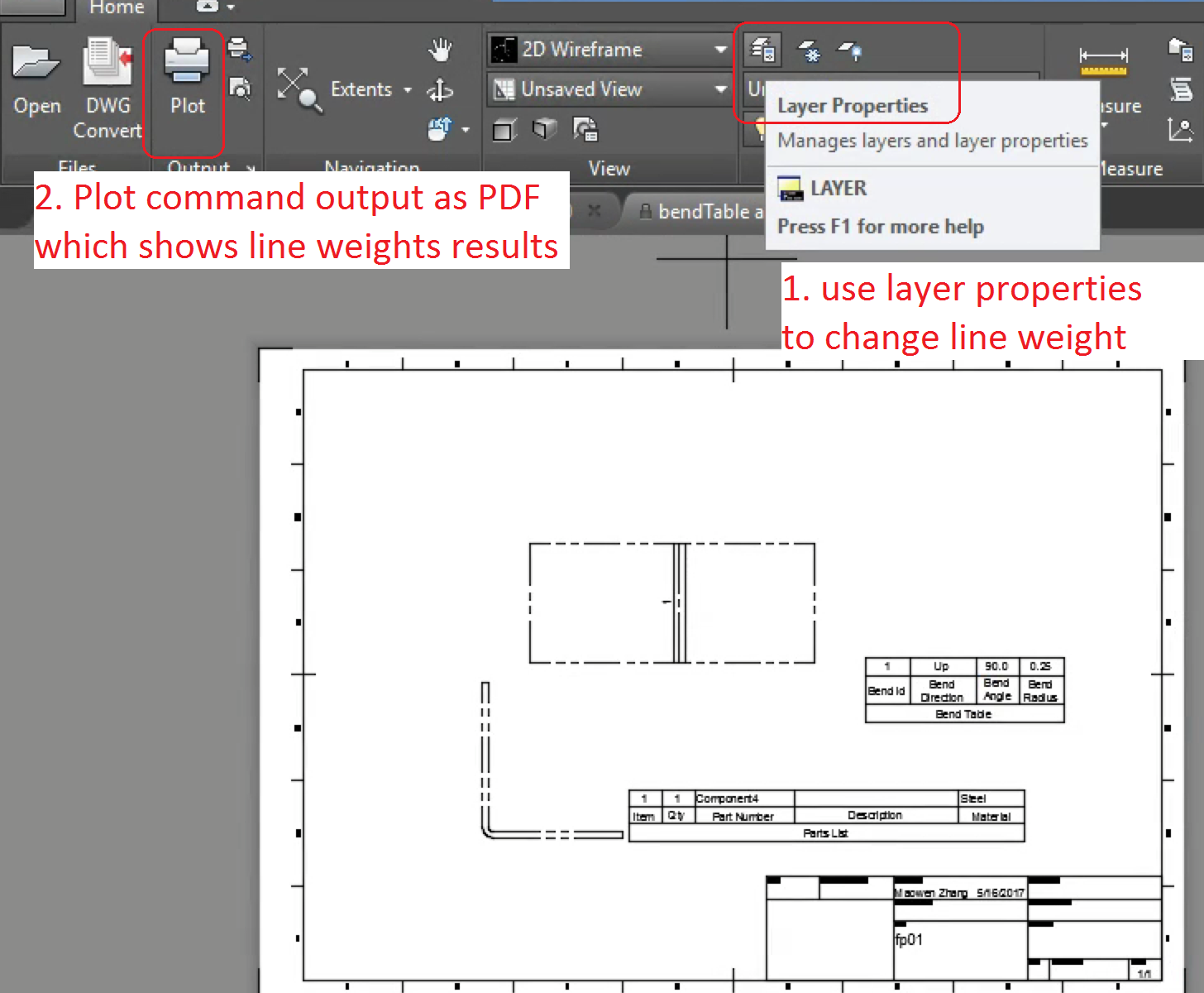 Drawing from design line weights - Autodesk Community