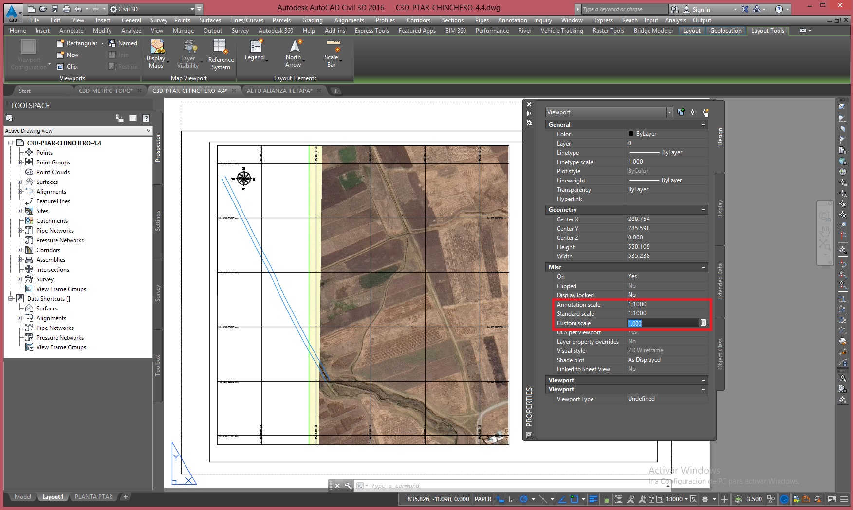 ayuda con ploteo de planos topograficos y alineamientos - Autodesk  Community - International Forums