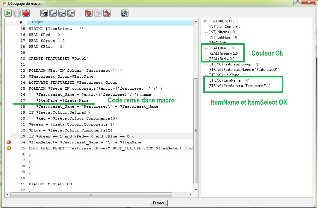 Solved: MACRO FOR SEPARATING HOLE BY COLOR - Autodesk Community