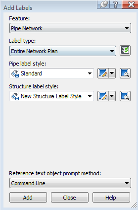 Pipe Network Default Settings - Autodesk Community