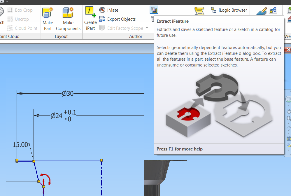 Solved Extract Feature Autodesk Community