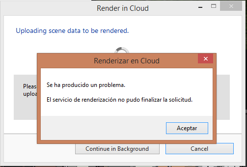 Solucionado: Error Render in Cloud en Revit: Se ha producido un ...