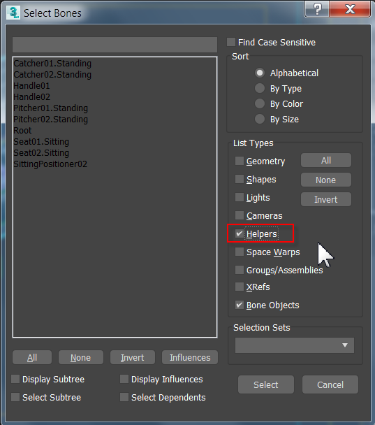 Solved: Bones list is empty - Autodesk Community