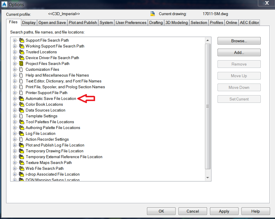 Solved: How to recover AutoCAD autosaved Files? - Autodesk ...