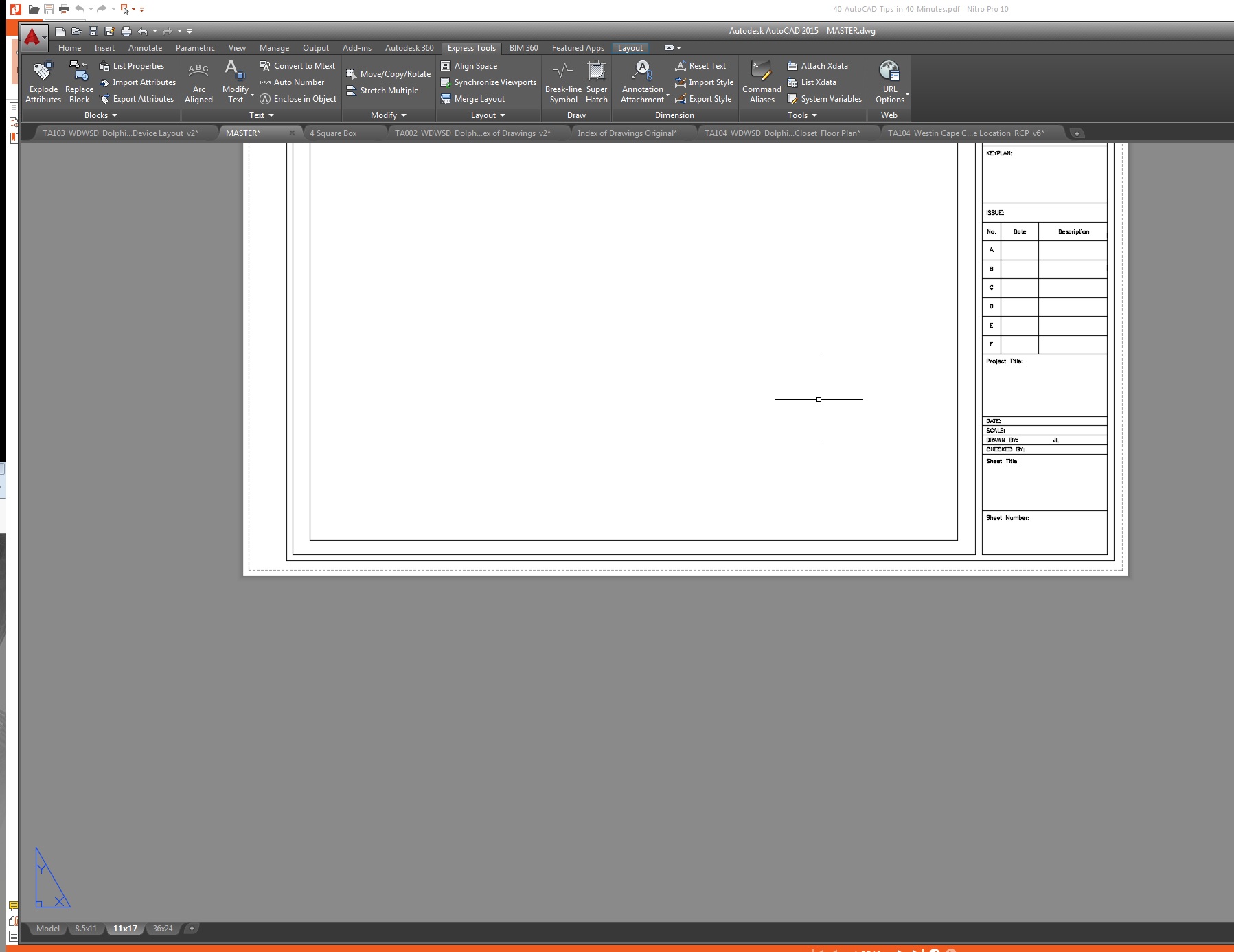 Solved: Attributes that carry over to title blocks on different layouts ...