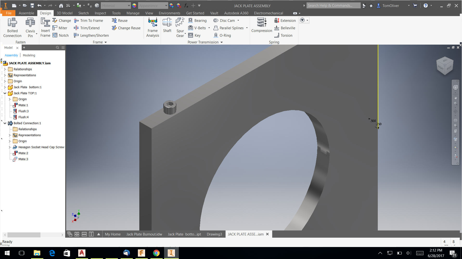 Solved: Bolted Connection With Counterbore - Autodesk Community