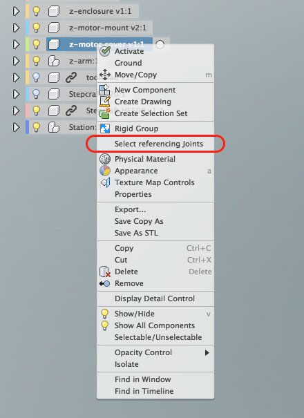 Solved: View Joints Associated with a Component - Autodesk Community