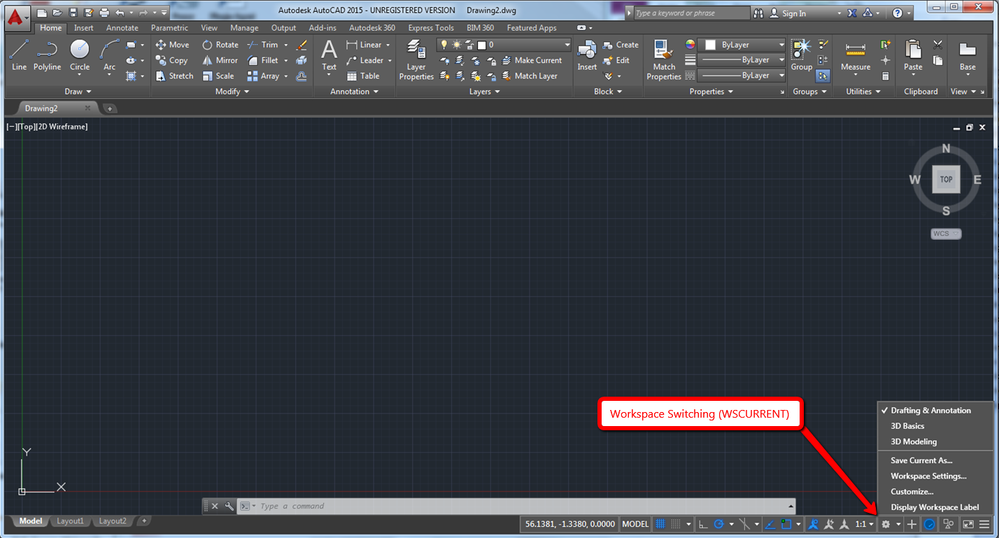 Solucionado: CHANGE WORKSPACE AUTOCAD MAC 2016 - Autodesk Community - AutoCAD  for Mac