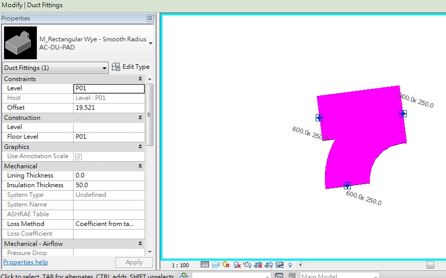 Solved: Question on Duct fitting 's length - Autodesk Community
