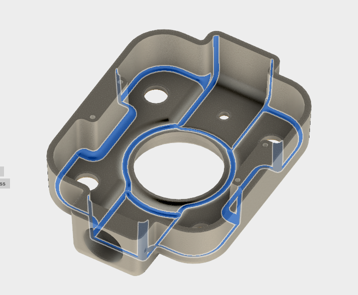 Solved: Increase internal fillet resulting from a shell operation ...