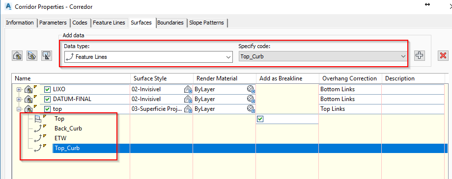 Surface from corridor issue - Autodesk Community