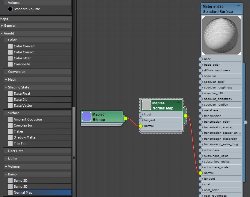 3ds max 2018 arnold normal map help - Autodesk Community - 3ds Max