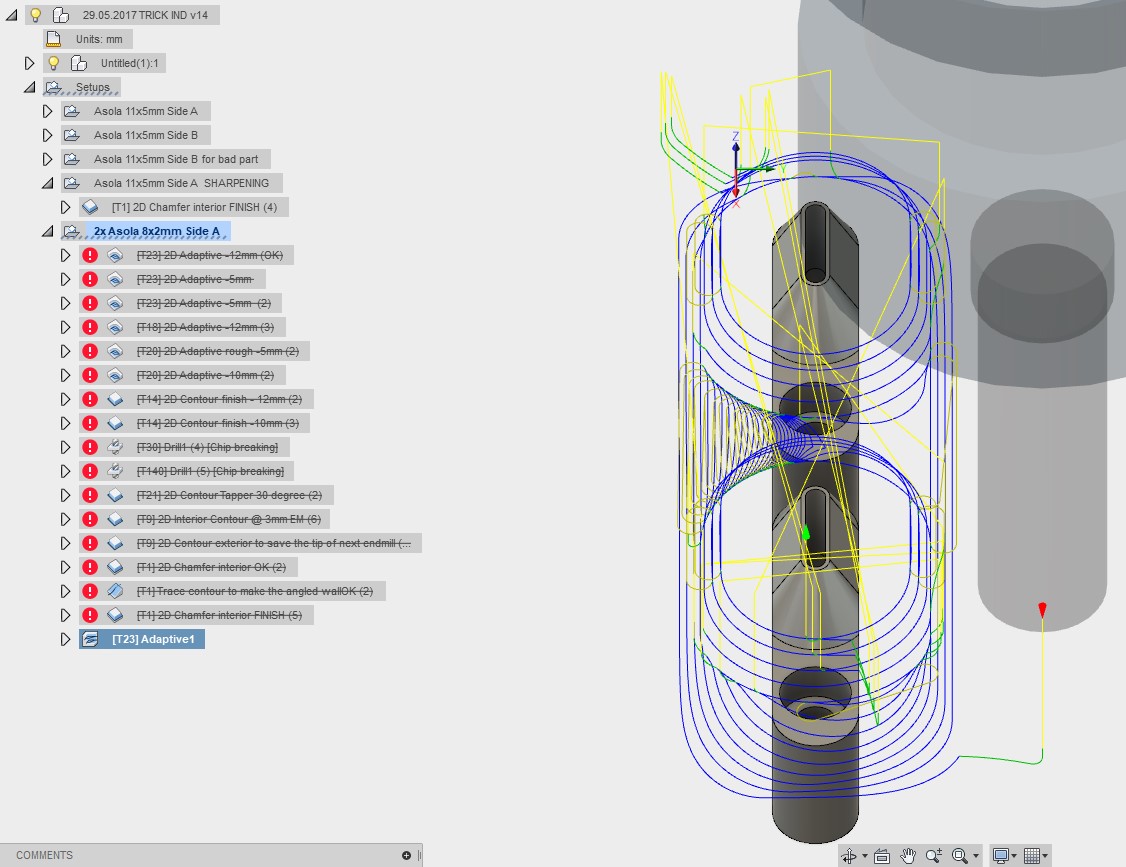 Solved: 2D Adaptive Clearing cutting through model. - Autodesk Community