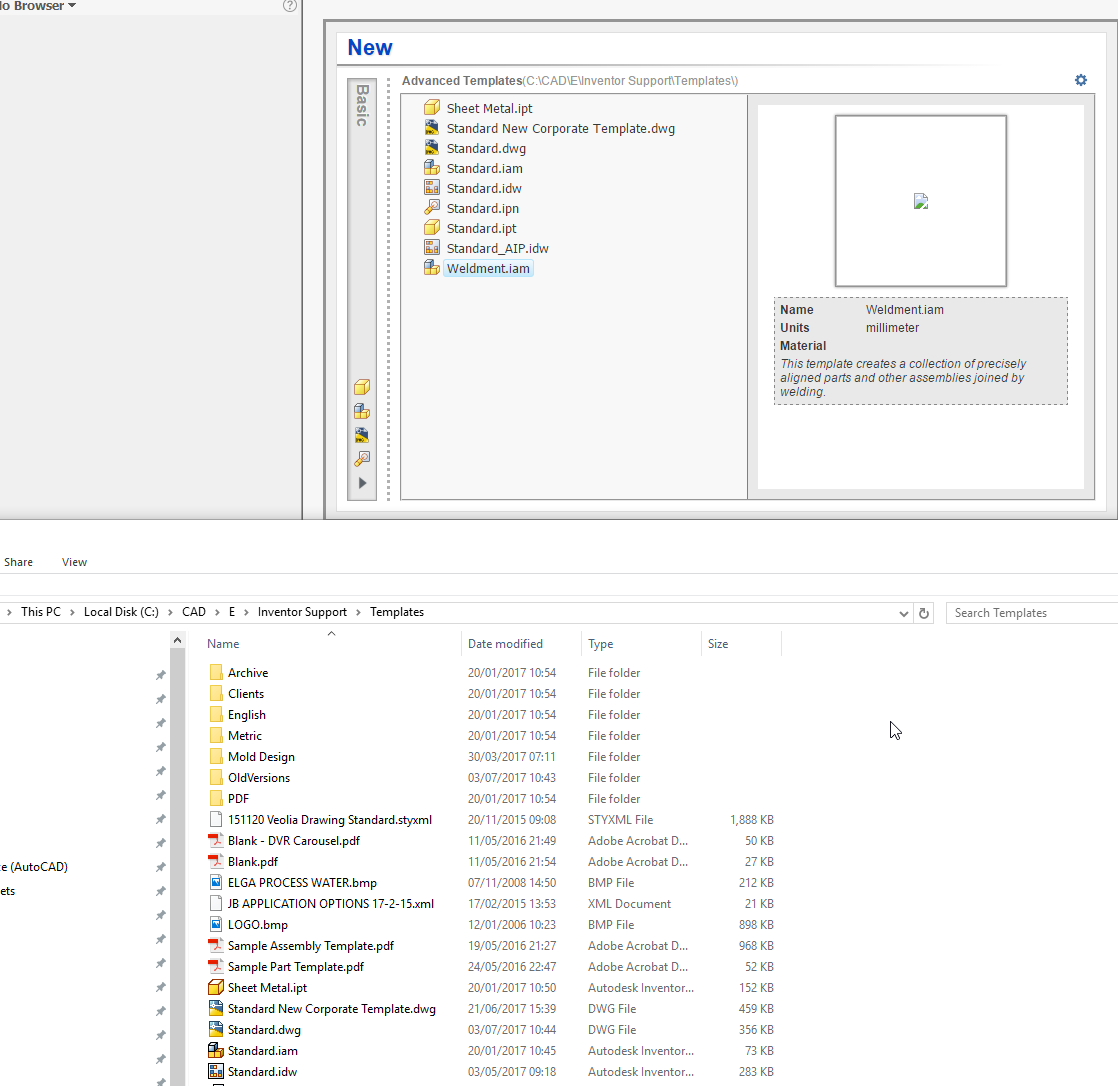 Templates folder not showing in home window Autodesk Community
