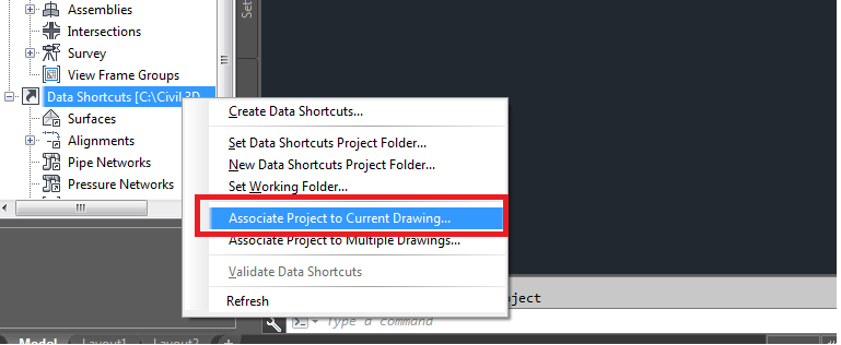 Solved: Data Shortcuts and surface reference - Autodesk Community