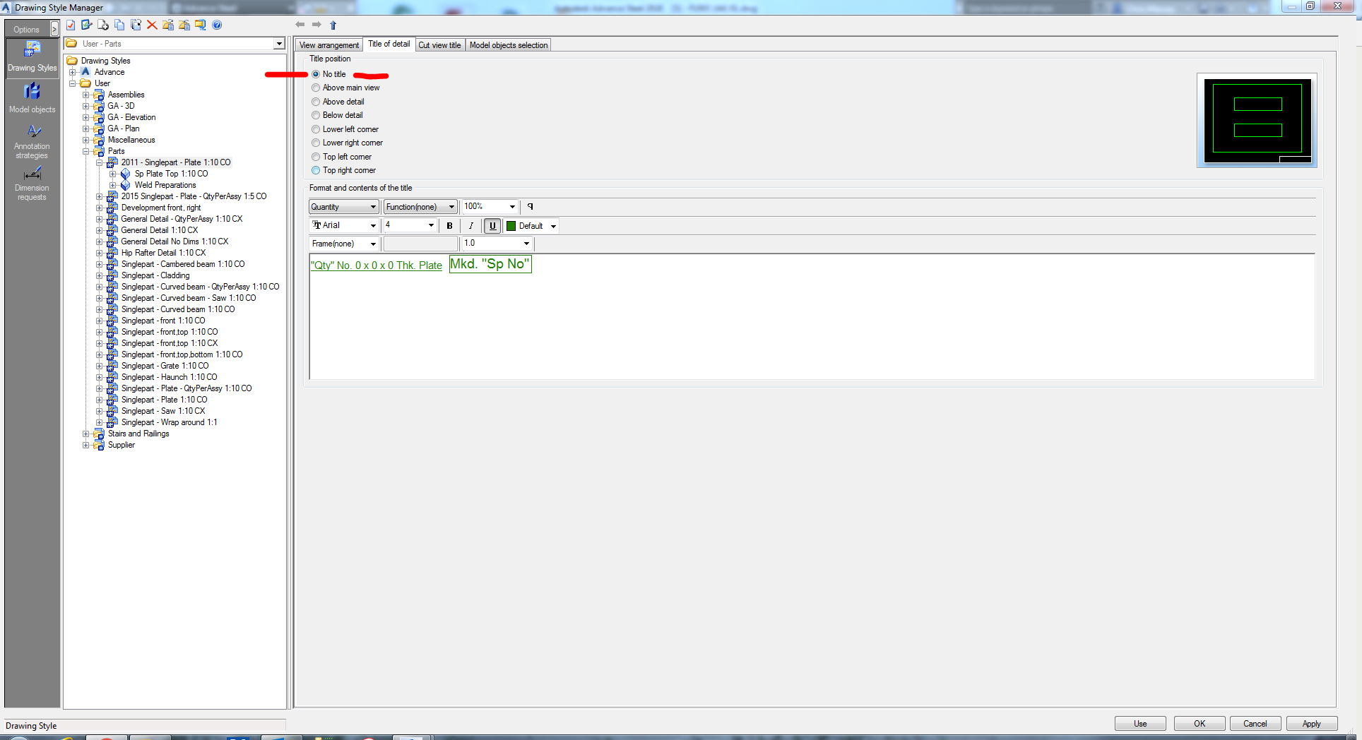 Single Part Title Blank on Drawing - Autodesk Community