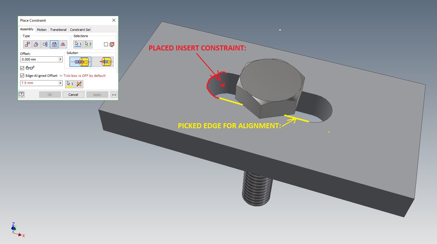 slot joint constraint Page 2 Autodesk Community