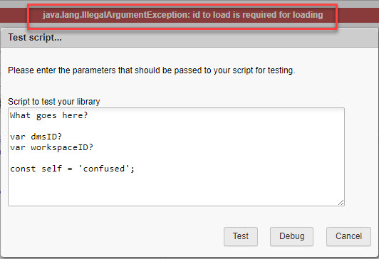 Test/Debug Library Scripts - Autodesk Community