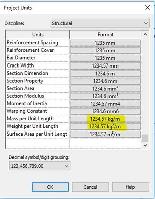 Structural material unit error? - Autodesk Community