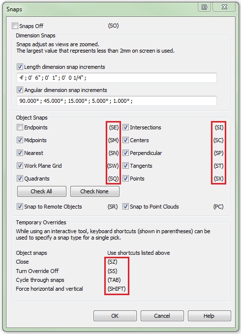 Choosing particular snap while working, - Autodesk Community