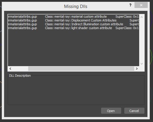 Solved: Max 2018 Missing DLL Scene Open Errors - mrmaterialattribs.gup -  Autodesk Community - 3ds Max