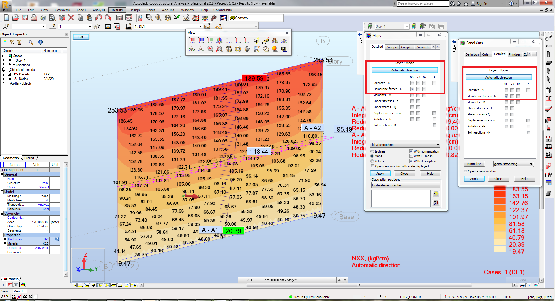 Solved: Panel cuts local direction - Autodesk Community