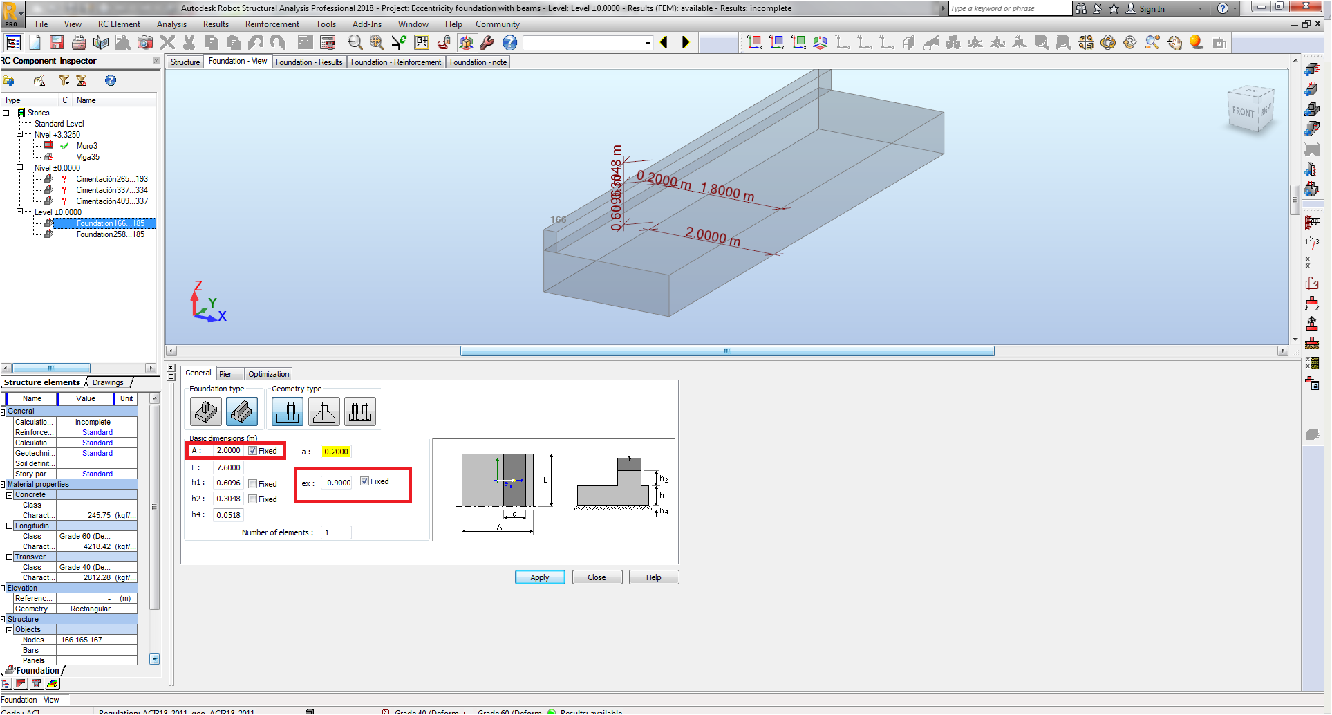 Solved: Foundations with eccentricity (Neighbors) - Autodesk Community - Robot  Structural Analysis Products