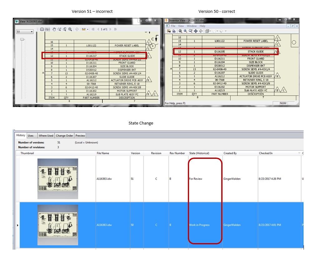 Solved: Issue with wrong preview on state change - Autodesk Community