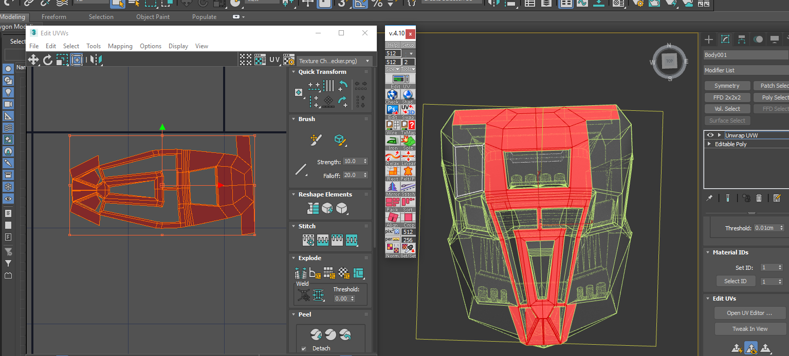 Solved: [Question] UV No checker pattern on model - Autodesk Community - 3ds  Max