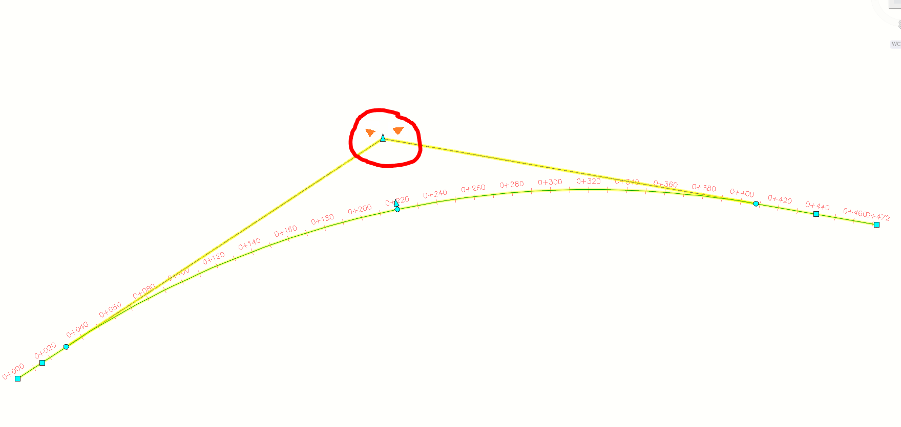 more operations to edit an alignment graphically (by grips) - Autodesk ...
