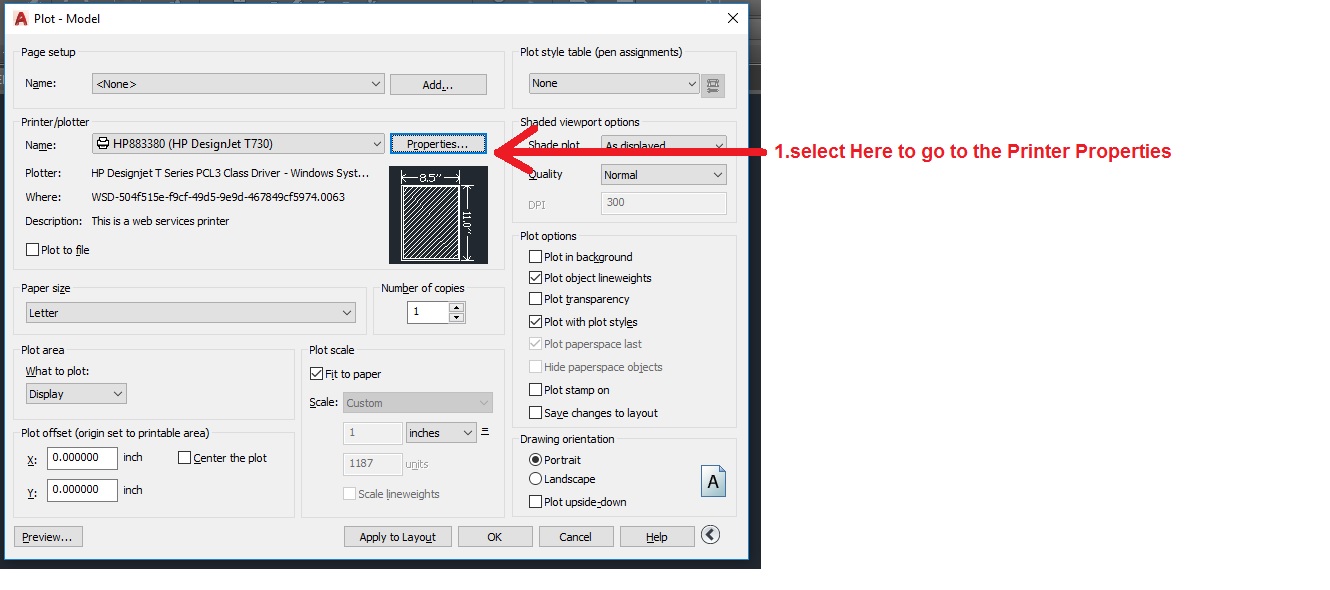 Help adding paper sizes in AutoCAD, the standard method does not work