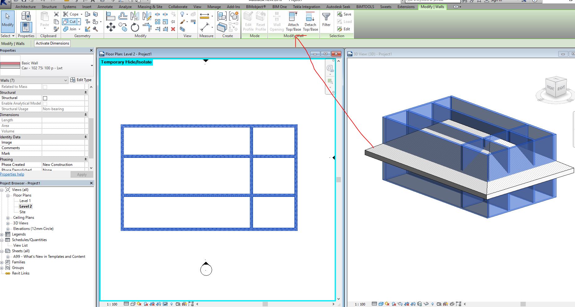 Solved: Select Walls in Roof Plan to Attach to Roof - Autodesk Community -  Revit Products