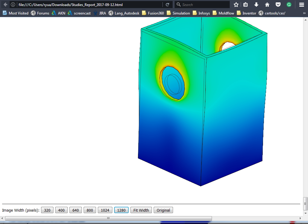 Simulation report image size - Autodesk Community