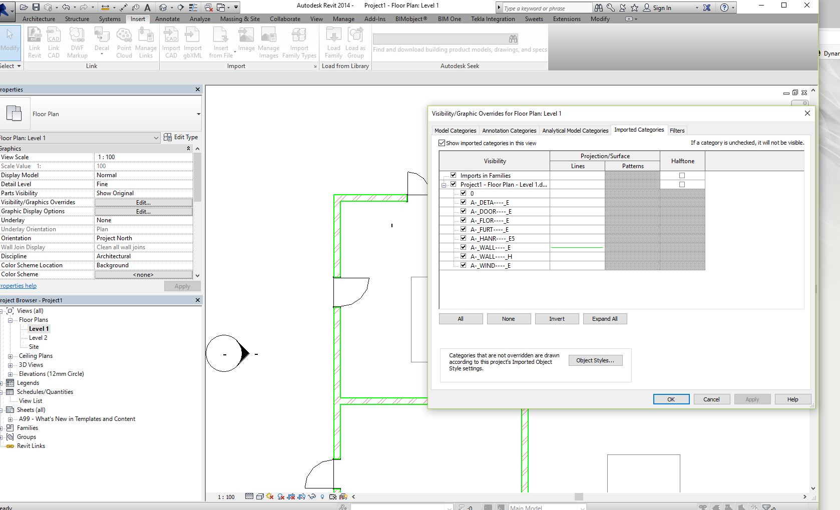 Solved Imported Categories grayed out Autodesk Community