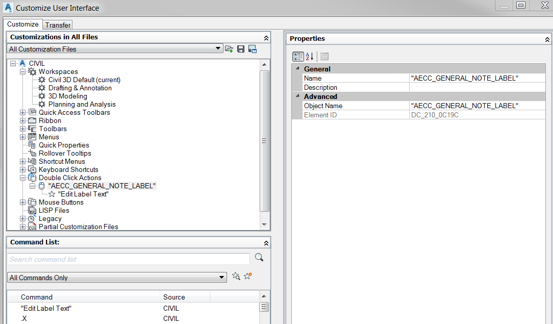 Double Click Note Label Edit - Autodesk Community