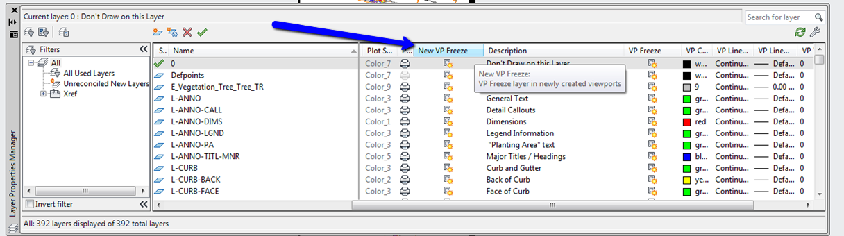 Named Views -> Set Current freezes new layers - Autodesk Community - AutoCAD
