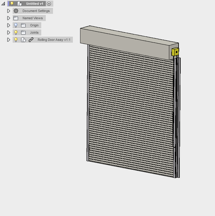 Solved: Warehouse garge doors, fence and cages - Autodesk Community -  Fusion 360