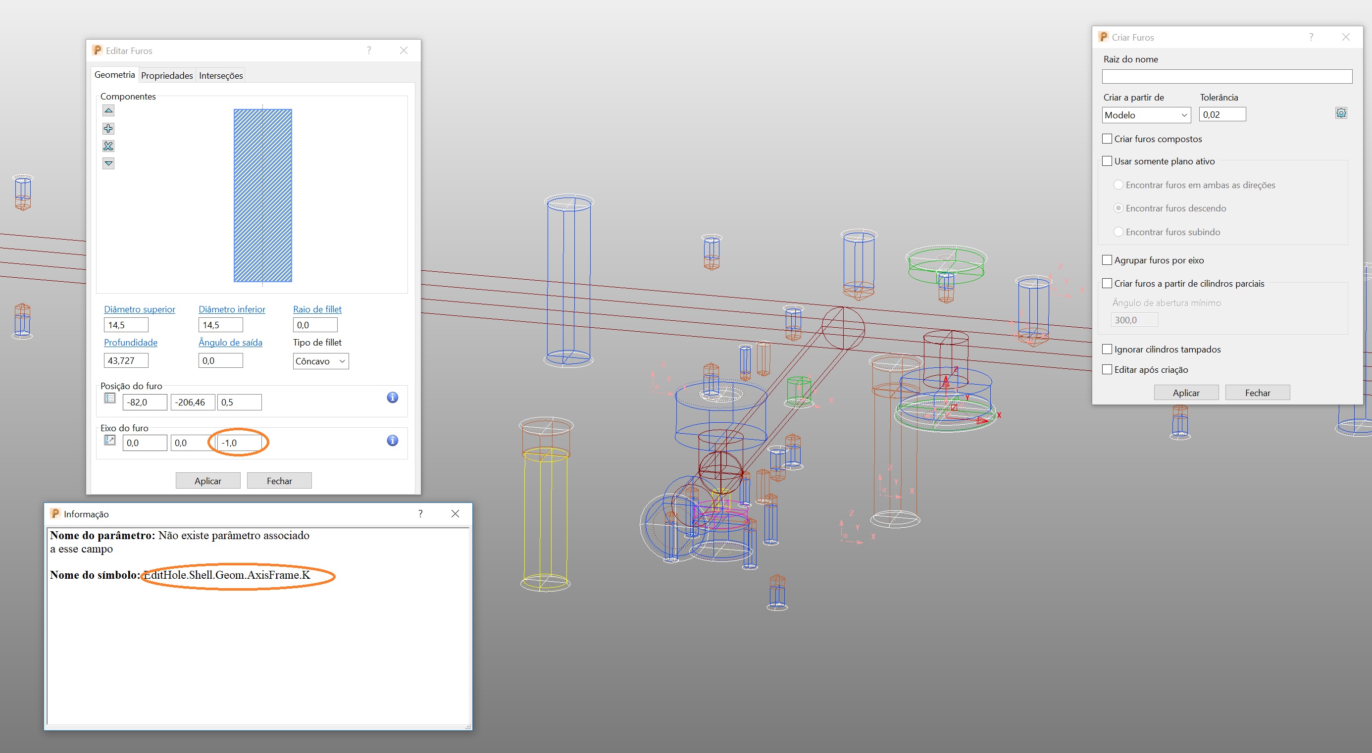 Solved: Creatind "horizontal" holes feature sets - Autodesk Community