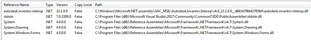Setting up visual studio with inventor libraries - Autodesk Community