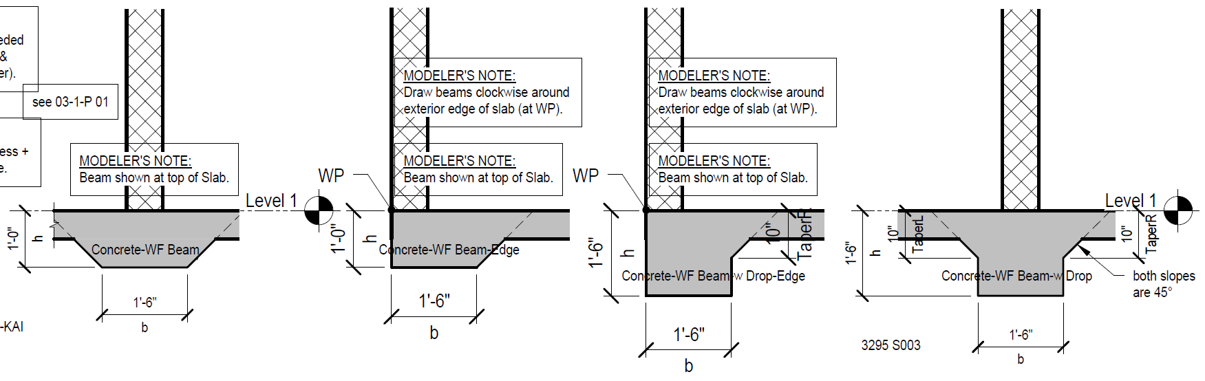 Interior wall footings - Autodesk Community, image size:1751x554