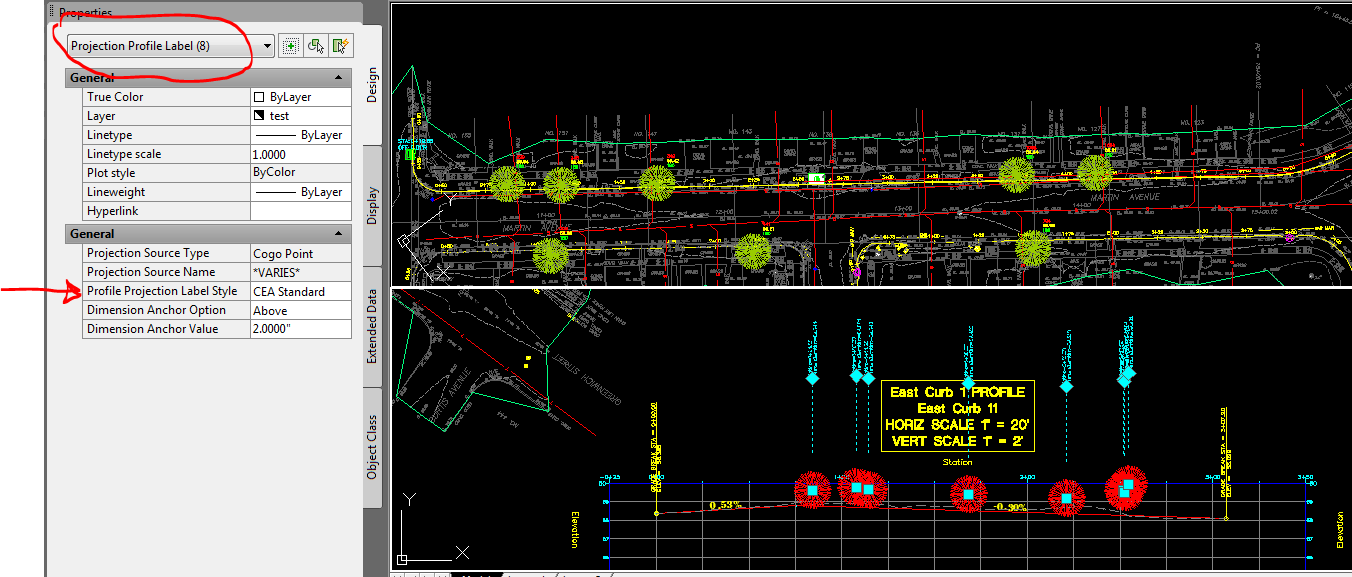 projection label multlple at a time - Autodesk Community